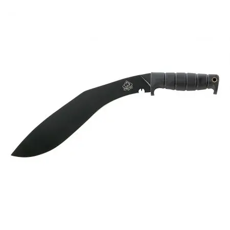 Machete "Kukri" schwarz mit Nylonscheide