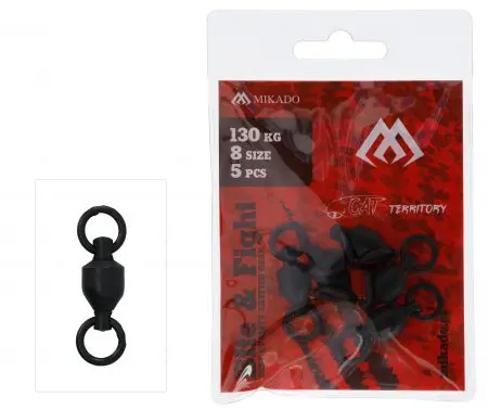 Kugellagerwirbel mit Ring Nr. 6 - 5 Stck.