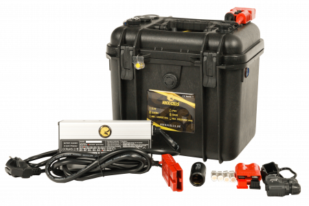 Nikkicells 12.8V 100AH Akkubox inkl. Ladegerät