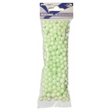 Schwimmende Schaumstoffperlen