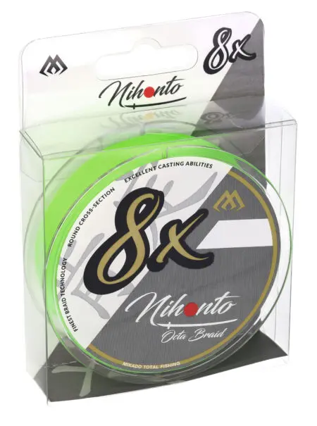 Mikado Nihonto Octa Braid 150M Fluo Grün