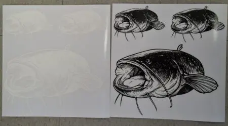 Waller / Wels Aufkleber – Extrem robuster Outdoor‑Sticker für Welsangler