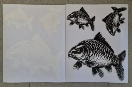 Karpfen Aufkleber für Angler – Wetterfest & UV‑beständig | Perfekt für Tacklebox, Auto & Boot