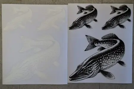 Hecht Aufkleber – UV‑beständiger Raubfisch‑Sticker für Angler