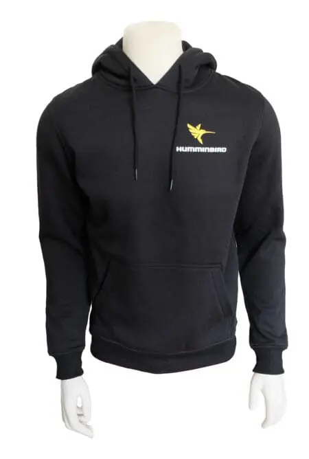 Hoodie schwarz Humminbird Logo