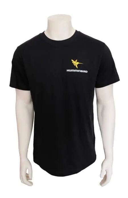 T-Shirt schwarz Humminbird Logo