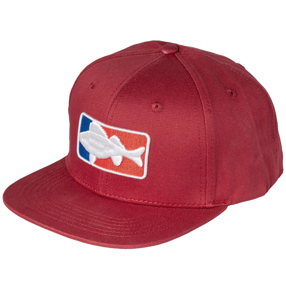 LMAB Snapback Cap | National Fishing League Logo Red