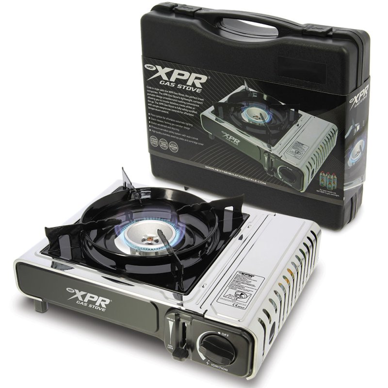 NGT XPR Stove -Edelstahl Outdoor Gaskocher mit Koffer