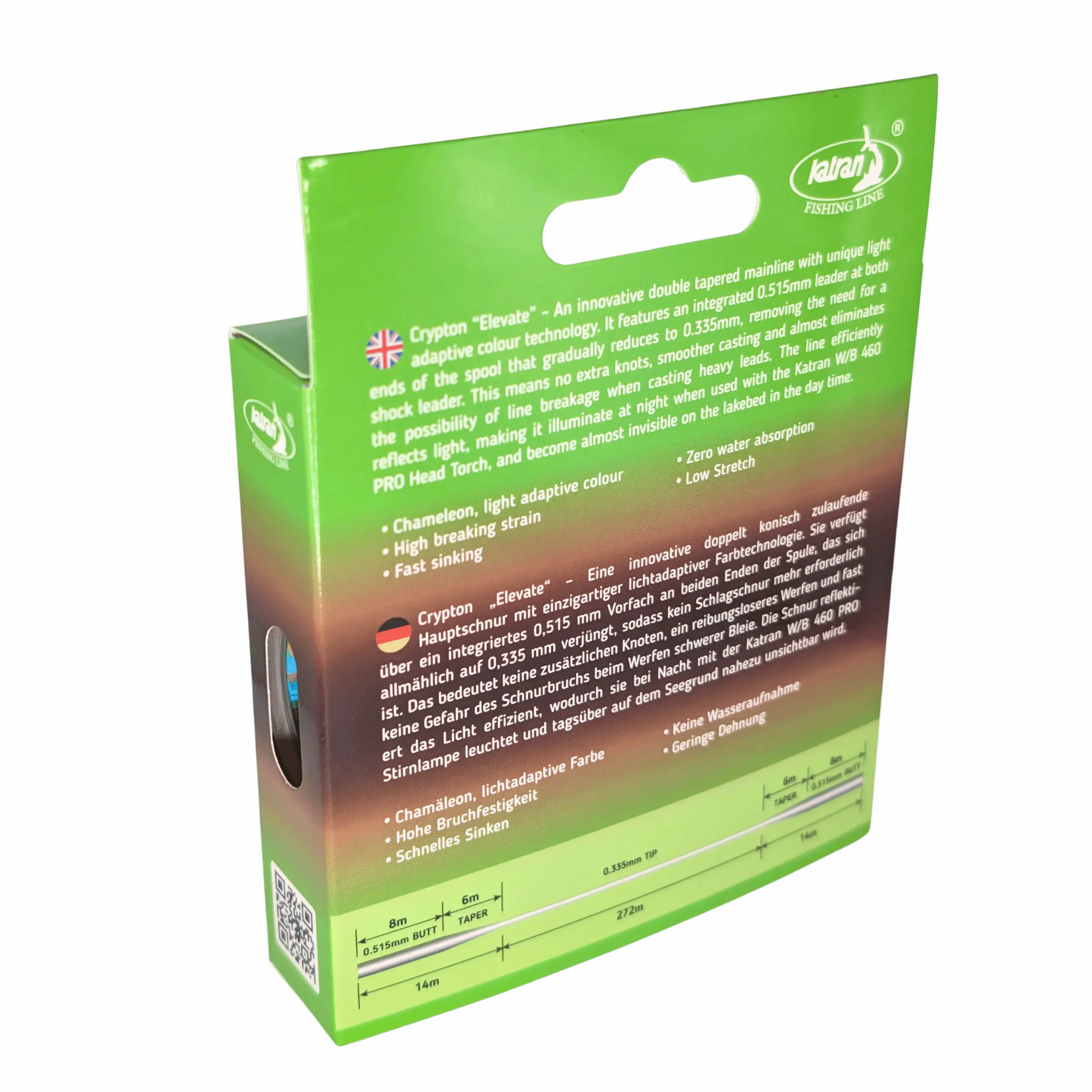 Katran Elevate Double Tapered Mainline – Bild 3