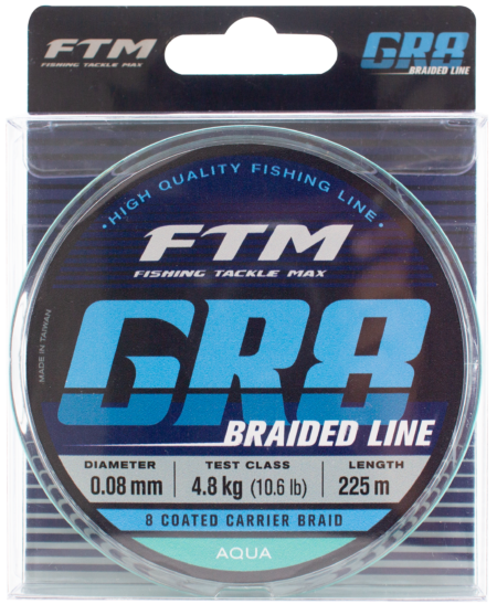 FTM GR8 Braided Line Aqua 225 m