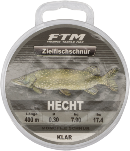 Zielfischschnur Hecht klar 0,30mm